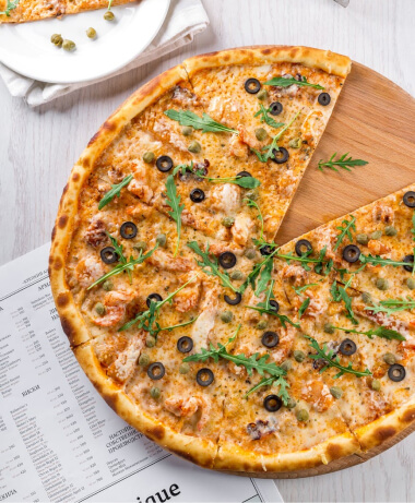Abrozzimo Pizza meal 1